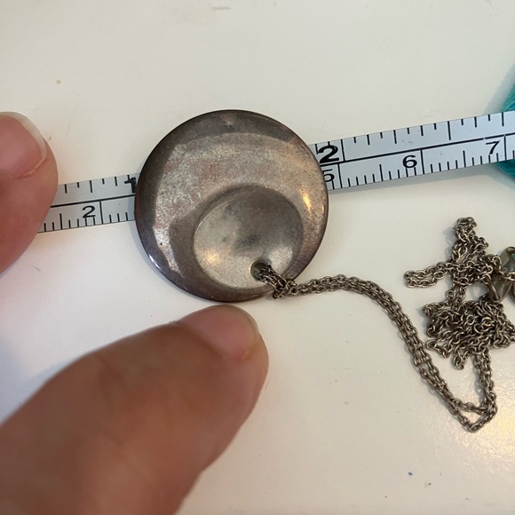 Tiffany sterling circle pendant - Picture 4 of 4